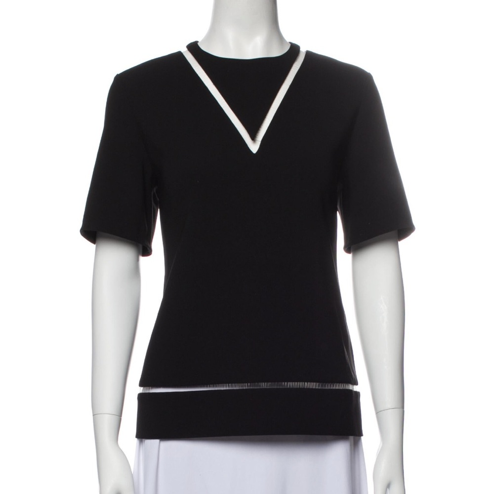 ALEXANDER WANG black fish line top blouse t-shirt shirt trending